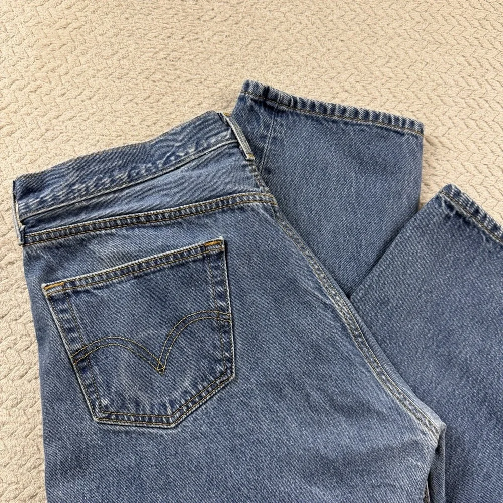 Vintage Levi's 501xx Button Fly‎ Jeans Men's 38x34 Grunge Denim 90's Rockabilly